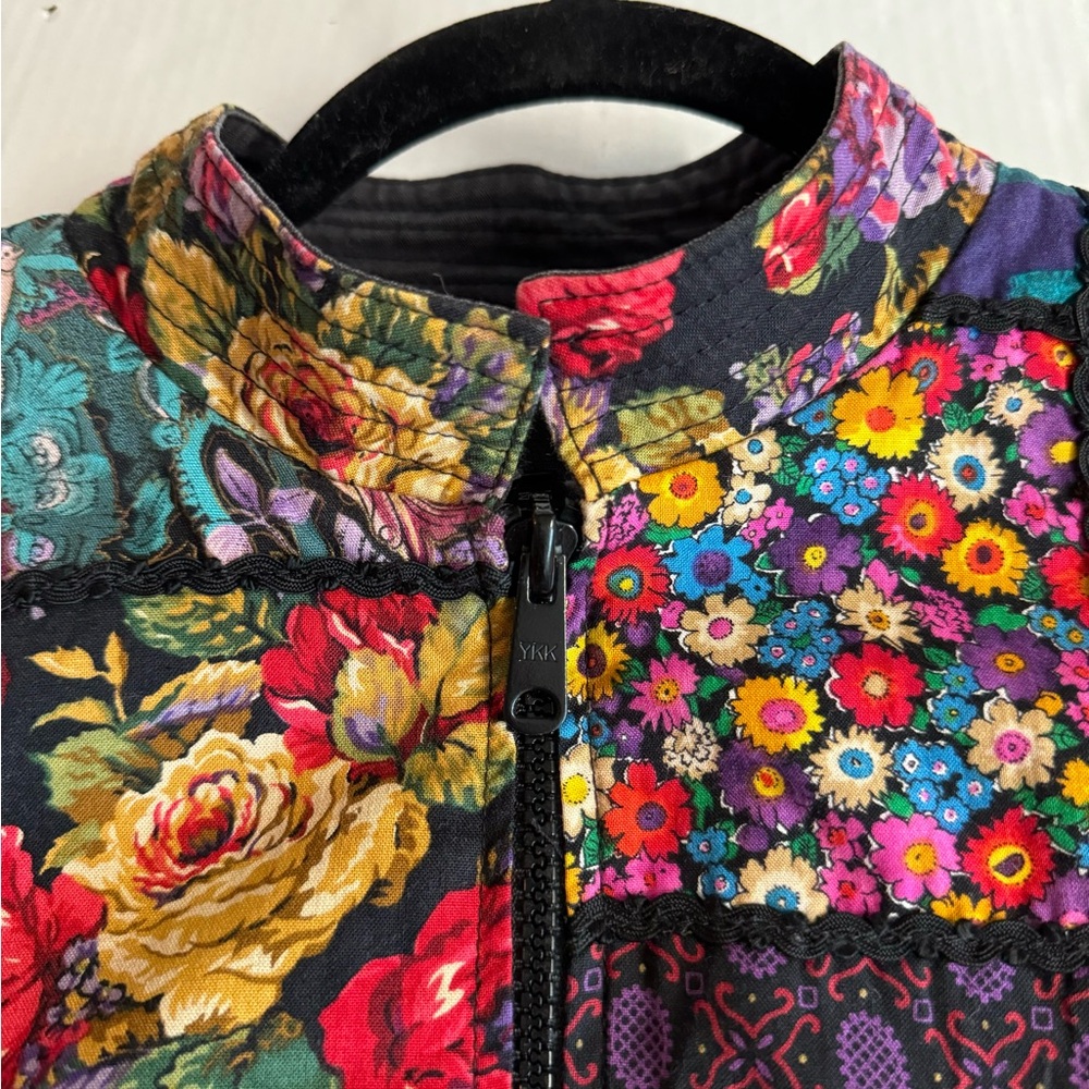 Vtg Patchwork Purple Marguerite Rubel San Francis… - image 3